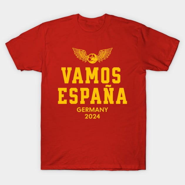 Vamos España Germany 2024 Soccer T-Shirt by Kicosh